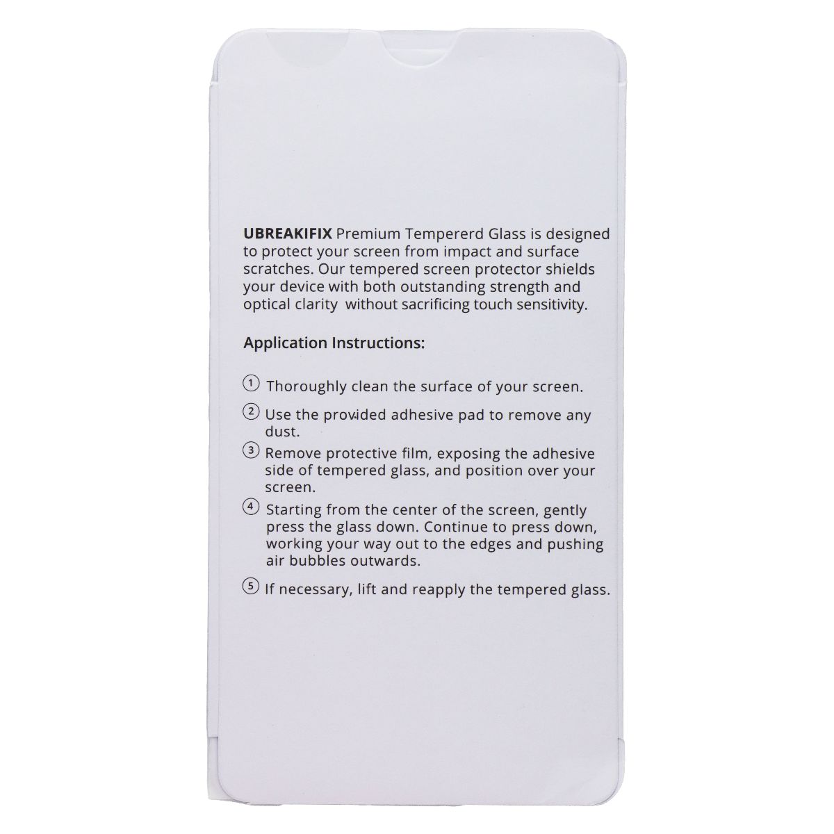 UBREAKIFIX Tempered Glass for Apple iPhone 8/7 Plus - Crystal Clear (5 PK) Cell Phone - Screen Protectors UBREAKIFIX - Simple Cell Bulk Wholesale Pricing - USA Seller