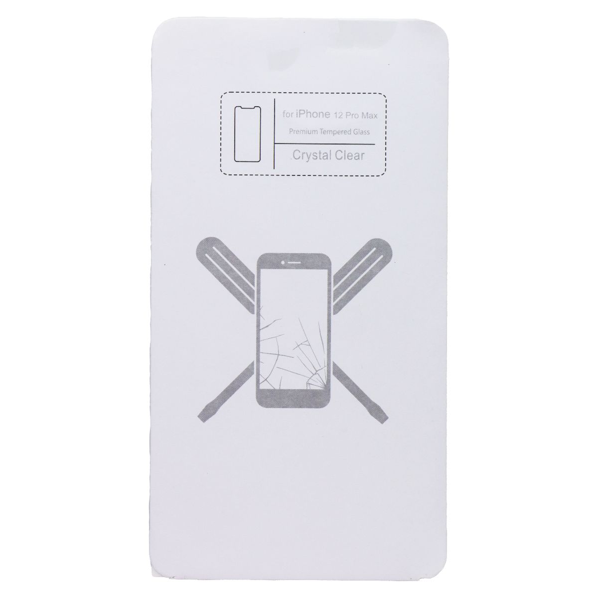 UBREAKIFIX Tempered Glass for Apple iPhone 12 Pro Max Crystal Clear (5 PK) Cell Phone - Screen Protectors UBREAKIFIX - Simple Cell Bulk Wholesale Pricing - USA Seller