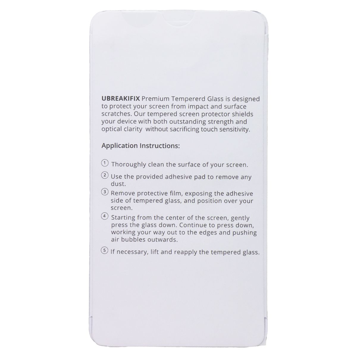 UBREAKIFIX Tempered Glass for Apple iPhone 12 Pro Max Crystal Clear (5 PK) Cell Phone - Screen Protectors UBREAKIFIX - Simple Cell Bulk Wholesale Pricing - USA Seller