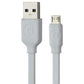 UBREAKIFIX (3-Ft) Flat Series Micro-USB to USB Charge/Sync Cable - White Cell Phone - Cables & Adapters UBREAKIFIX - Simple Cell Bulk Wholesale Pricing - USA Seller