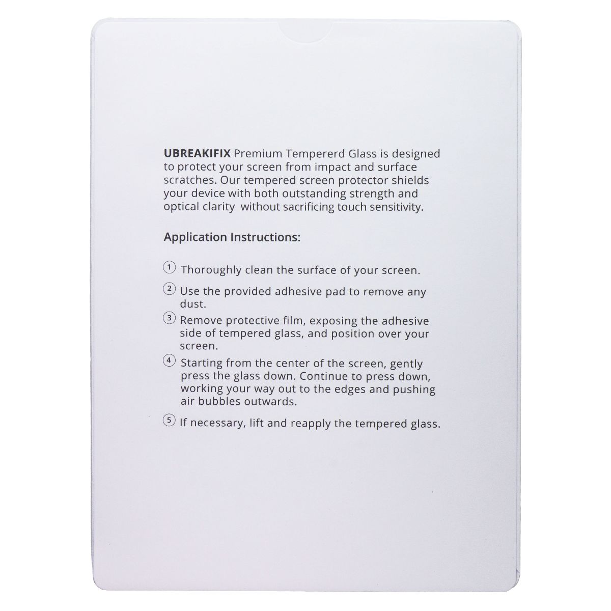 UBREAKIFIX Tempered Glass for iPad Air 5/4/Pro 11 - Crystal Clear (5 PK) iPad/Tablet Accessories - Screen Protectors UBREAKIFIX - Simple Cell Bulk Wholesale Pricing - USA Seller