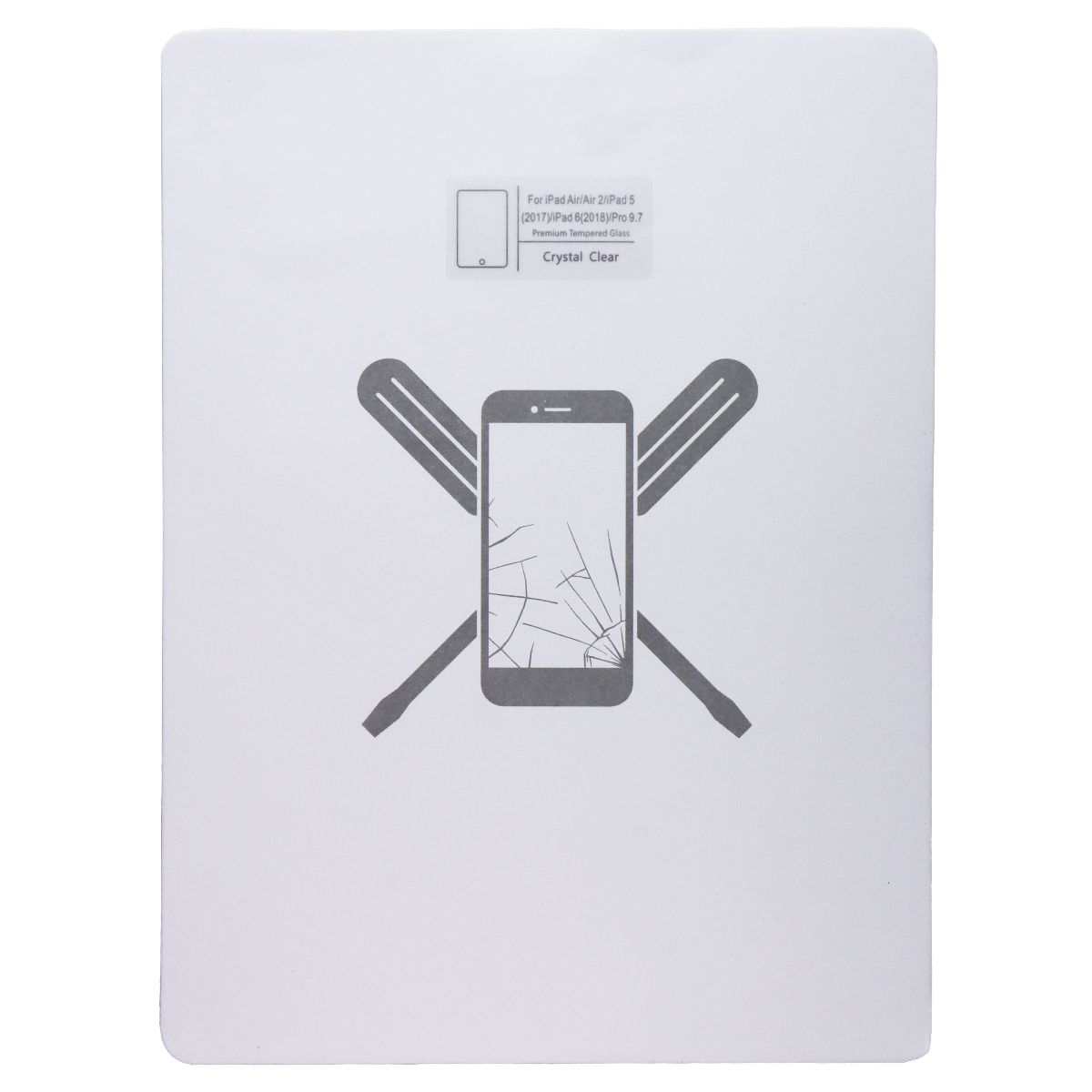 UBREAKIFIX Tempered Glass for iPad Air 1/2/iPad 5/6/Pro 9.7 - Clear (5 PK)