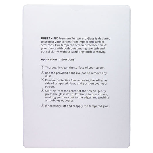 UBREAKIFIX Tempered Glass for iPad Air 1/2/iPad 5/6/Pro 9.7 - Clear (5 PK)