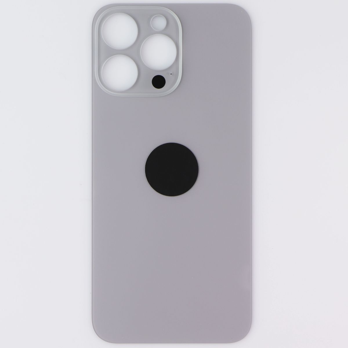 Repair Part - Back Glass for Apple iPhone 15 Pro Max - Black Titanium with Logo Cell Phone - Replacement Parts & Tools Unbranded - Simple Cell Bulk Wholesale Pricing - USA Seller