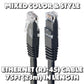 Mixed & Generic (75-Ft) RJ-45 Ethernet Patch Cable - Mixed Color/Style Computer/Network - Ethernet Cables (RJ-45, 8P8C) Unbranded - Simple Cell Bulk Wholesale Pricing - USA Seller