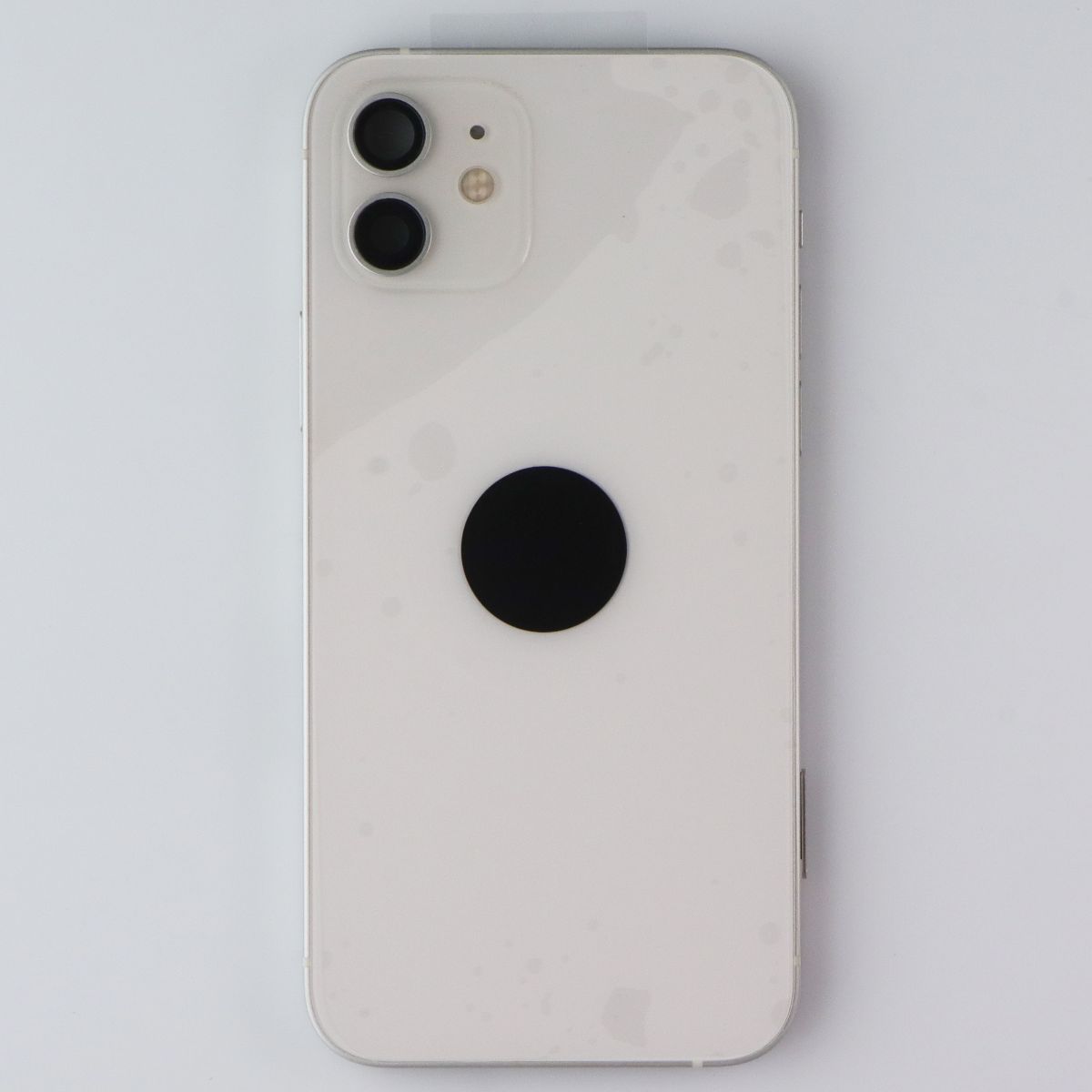 Repair Part - Back Glass Housing with Frame for Apple iPhone 12 - White (A2172) Cell Phone - Replacement Parts & Tools Unbranded - Simple Cell Bulk Wholesale Pricing - USA Seller