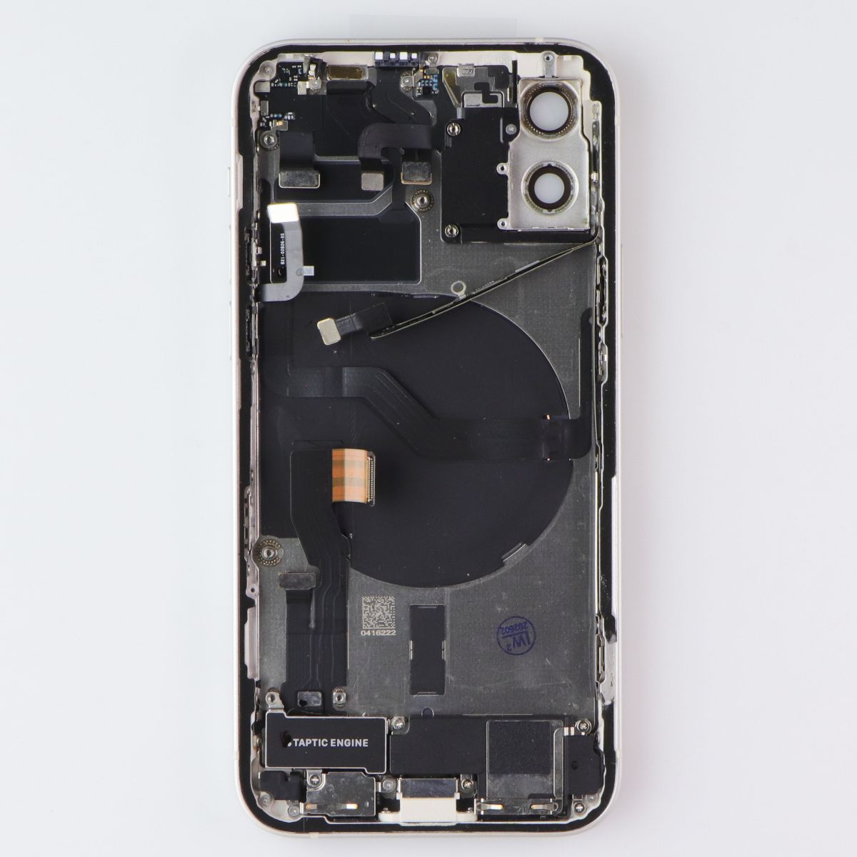 Repair Part - Back Glass Housing with Frame for Apple iPhone 12 - White (A2172) Cell Phone - Replacement Parts & Tools Unbranded - Simple Cell Bulk Wholesale Pricing - USA Seller