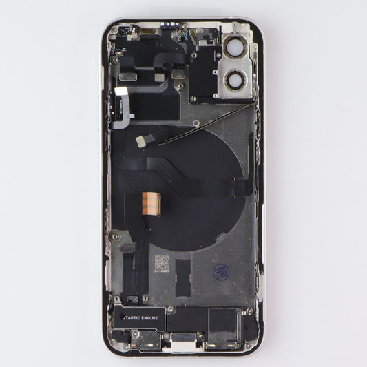 Repair Part - Back Glass Housing with Frame for Apple iPhone 12 - White (A2172) Cell Phone - Replacement Parts & Tools Unbranded - Simple Cell Bulk Wholesale Pricing - USA Seller