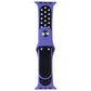 Silicone Sport Band for Apple Watch (49/45/44/42mm) Cases - Blue/Black Smart Watch Accessories - Watch Bands Unbranded - Simple Cell Bulk Wholesale Pricing - USA Seller