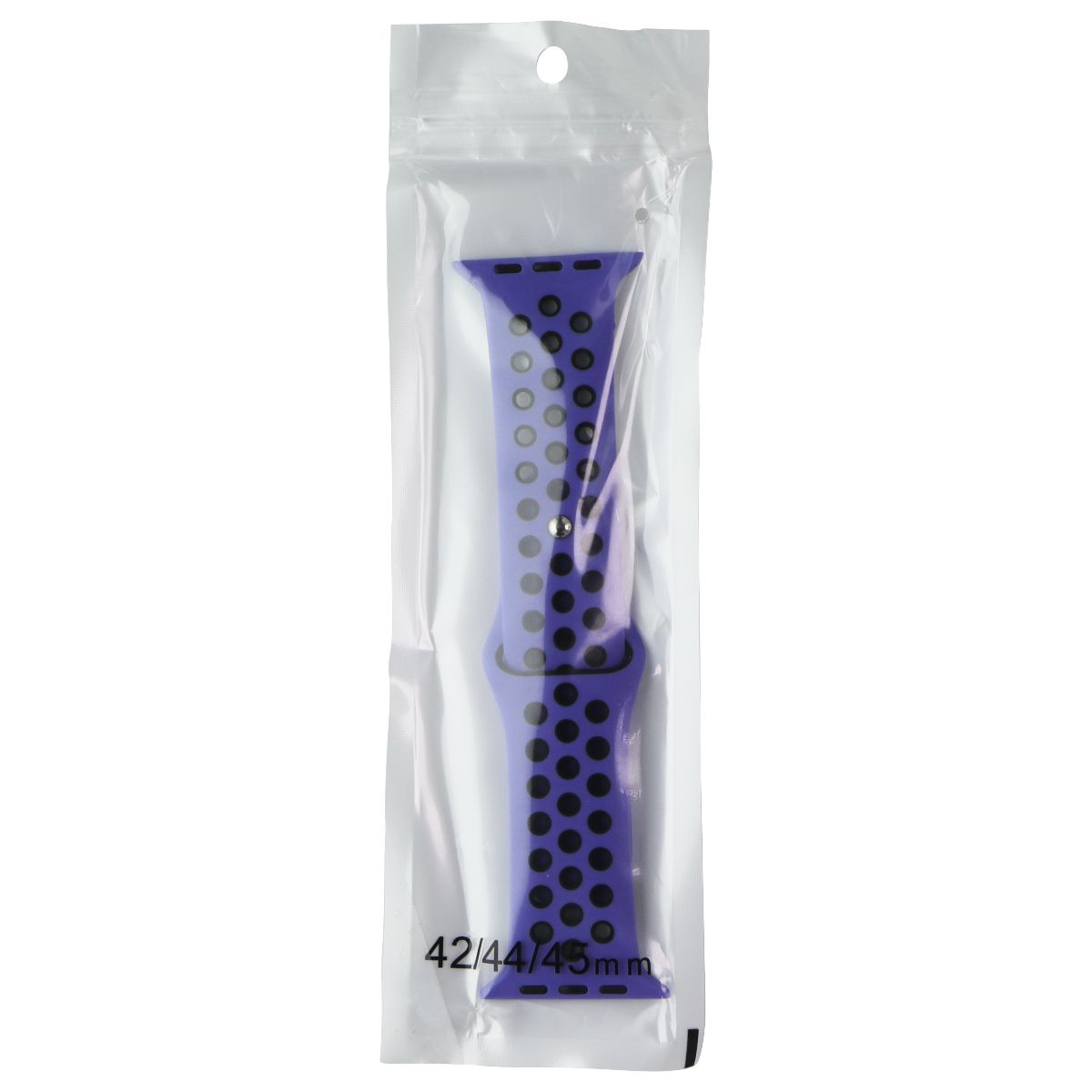 Silicone Sport Band for Apple Watch (49/45/44/42mm) Cases - Blue/Black Smart Watch Accessories - Watch Bands Unbranded - Simple Cell Bulk Wholesale Pricing - USA Seller