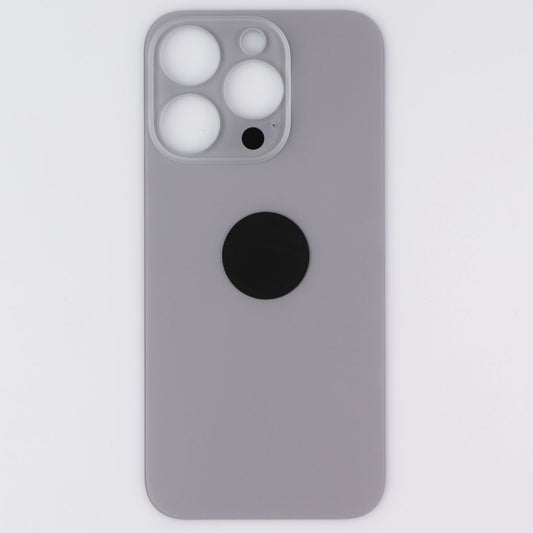 Repair Part - Back Glass for Apple iPhone 15 Pro - Slate with Logo Cell Phone - Replacement Parts & Tools Unbranded - Simple Cell Bulk Wholesale Pricing - USA Seller