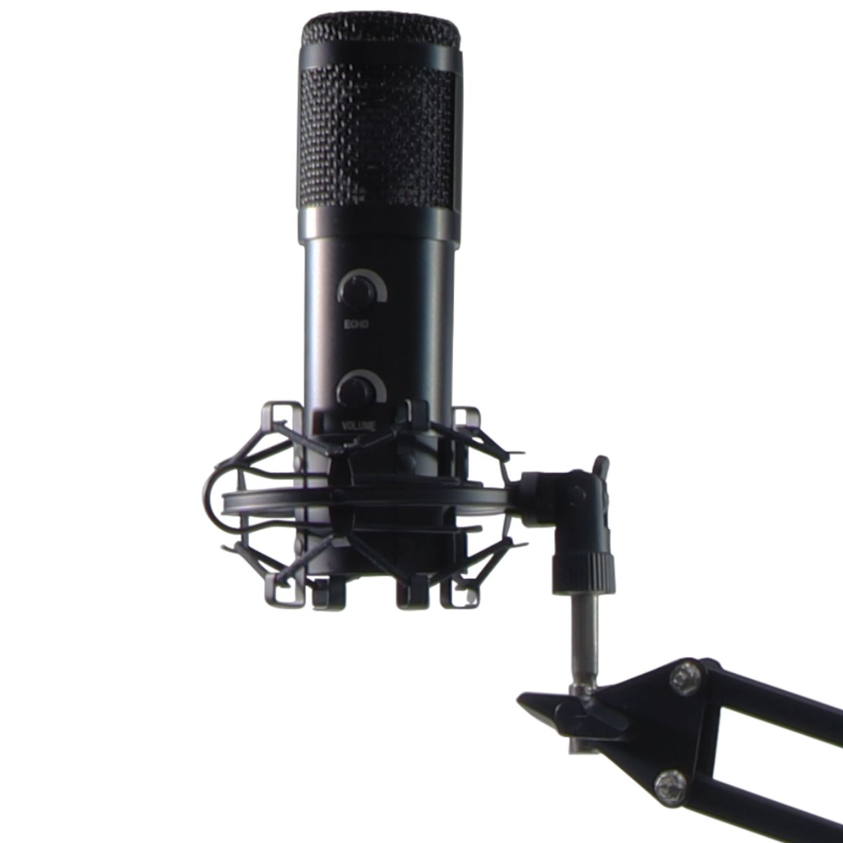 Professional Plug & Play PC Computer Podcast Condenser Microphone - Black Computer Accessories - Microphones Unbranded    - Simple Cell Bulk Wholesale Pricing - USA Seller