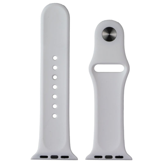 Generic Silicone Replacement Apple Watch Band 38-40mm S/M - White Smart Watch Accessories - Watch Bands Unbranded - Simple Cell Bulk Wholesale Pricing - USA Seller