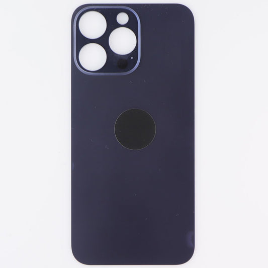 Repair Part - Back Glass for Apple iPhone 15 Pro Max - Blue Titanium with Logo Cell Phone - Replacement Parts & Tools Unbranded - Simple Cell Bulk Wholesale Pricing - USA Seller