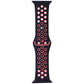 Silicone Sport Band for Apple Watch (38/40/41mm) Cases - Blue/Orange Smart Watch Accessories - Watch Bands Unbranded - Simple Cell Bulk Wholesale Pricing - USA Seller