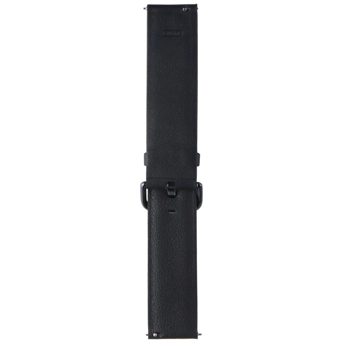 Generic 20mm Watch Band Quick Release Leather Strap - Black/Black Clasp Smart Watch Accessories - Watch Bands Unbranded - Simple Cell Bulk Wholesale Pricing - USA Seller