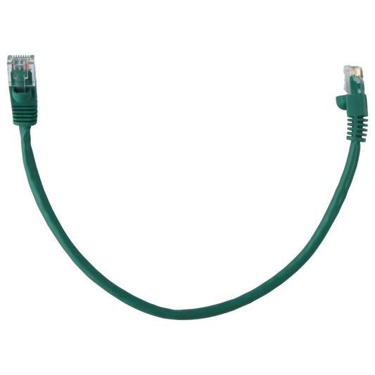 Generic CAT5e UTP Booted 350MHz Ethernet RJ-45 Patch Cable - Green/1-ft (10 Pk) Computer/Network - Ethernet Cables (RJ-45, 8P8C) Unbranded - Simple Cell Bulk Wholesale Pricing - USA Seller