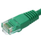 Generic CAT5e UTP Booted 350MHz Ethernet RJ-45 Patch Cable - Green/1-ft (10 Pk) Computer/Network - Ethernet Cables (RJ-45, 8P8C) Unbranded - Simple Cell Bulk Wholesale Pricing - USA Seller