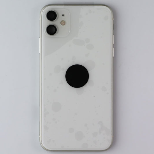 Repair Part - Back Housing with Small Parts for Apple iPhone 11 - White w/ logo Cell Phone - Replacement Parts & Tools Unbranded - Simple Cell Bulk Wholesale Pricing - USA Seller