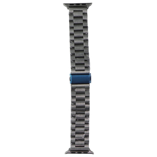 Heavy Metal Link Band for Apple Watch (49/45/44mm) - Silver (APO012) Smart Watch Accessories - Watch Bands Unbranded - Simple Cell Bulk Wholesale Pricing - USA Seller