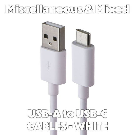 Miscellaneous & Mixed (USB-C) to USB Charge and Sync Cable - White
