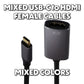 Mixed & Generic USB-C to HDMI Female Adapter Cables - Mixed Color/Style TV, Video & Audio Accessories - Video Cables & Interconnects Unbranded - Simple Cell Bulk Wholesale Pricing - USA Seller