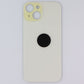 Repair Part - Back Glass for Apple iPhone 15 - Yellow with Logo Cell Phone - Replacement Parts & Tools Unbranded - Simple Cell Bulk Wholesale Pricing - USA Seller