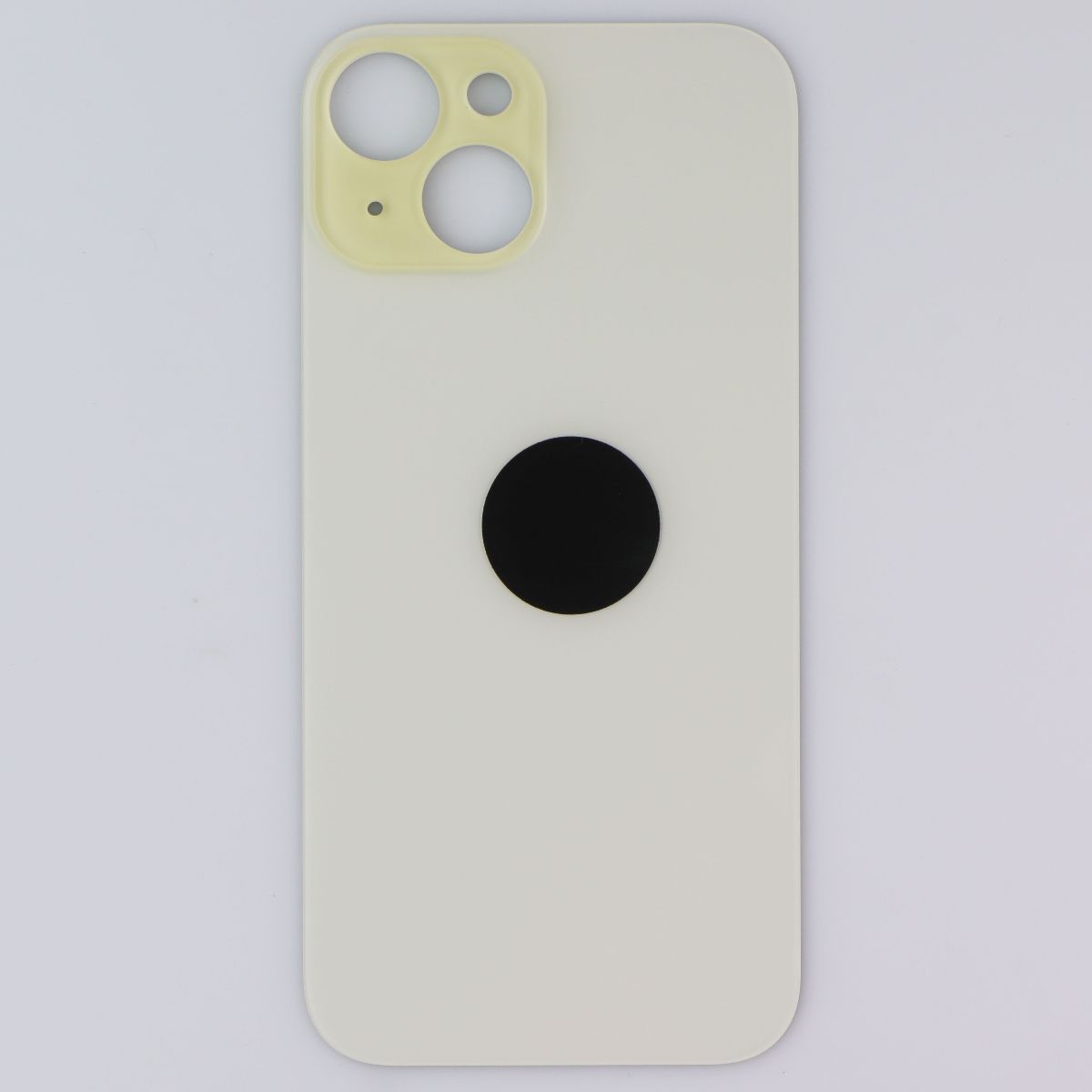 Repair Part - Back Glass for Apple iPhone 15 - Yellow with Logo Cell Phone - Replacement Parts & Tools Unbranded - Simple Cell Bulk Wholesale Pricing - USA Seller