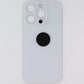 Repair Part - Back Glass for Apple iPhone 15 Pro - White with Logo Cell Phone - Replacement Parts & Tools Unbranded - Simple Cell Bulk Wholesale Pricing - USA Seller