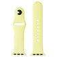 Generic Silicone Band for Apple Watch (38/40mm) Small Band + Clasp - Yellow Smart Watch Accessories - Watch Bands Unbranded - Simple Cell Bulk Wholesale Pricing - USA Seller