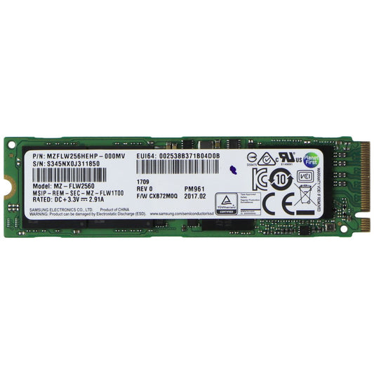 Samsung M.2 NVMe 256GB SSD Internal Storage - (MVZFLW256HEHP / MZ-FLW2560) Digital Storage - Solid State Drives Unbranded - Simple Cell Bulk Wholesale Pricing - USA Seller