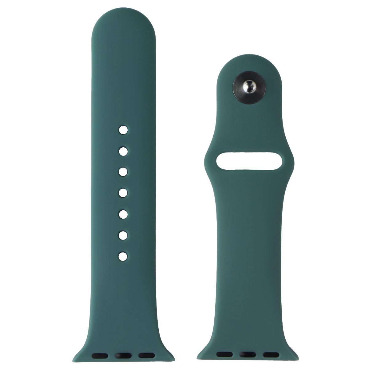 Generic Silicone Band for Apple Watch (38/40mm) S/M Band + Clasp - Sea Green Smart Watch Accessories - Watch Bands Unbranded - Simple Cell Bulk Wholesale Pricing - USA Seller