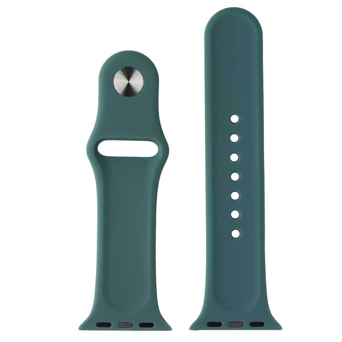 Generic Silicone Band for Apple Watch (38/40mm) S/M Band + Clasp - Sea Green Smart Watch Accessories - Watch Bands Unbranded - Simple Cell Bulk Wholesale Pricing - USA Seller