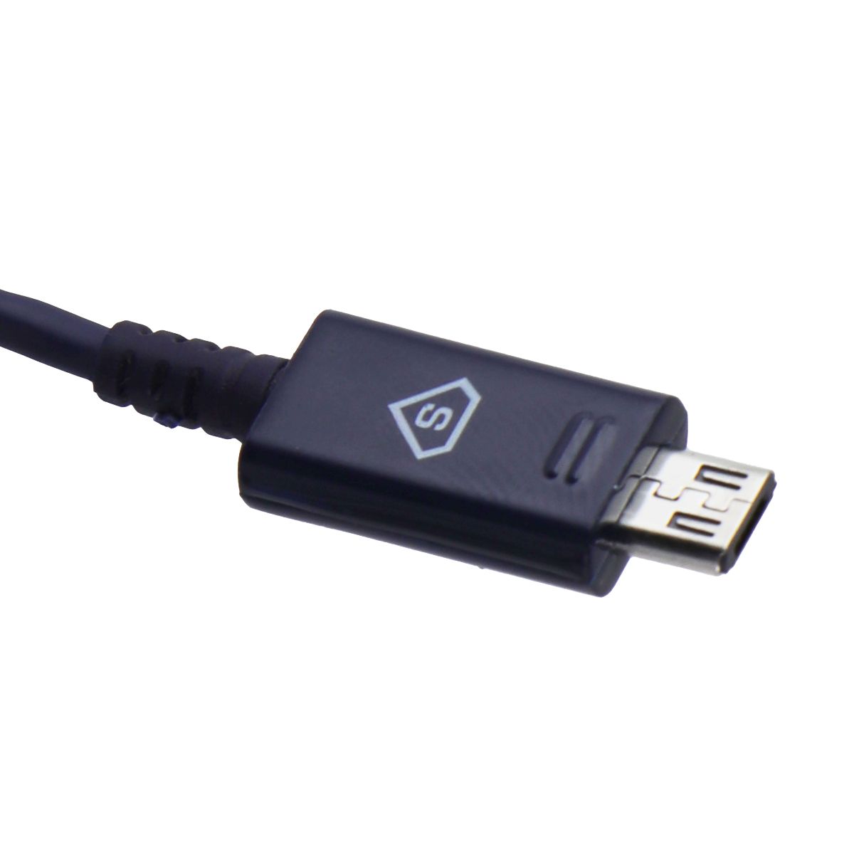 Universal (3.3-Foot) Micro-USB to USB Charge and Sync Cable - Navy Blue Cell Phone - Cables & Adapters Unbranded - Simple Cell Bulk Wholesale Pricing - USA Seller