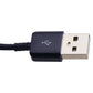 Universal (3.3-Foot) Micro-USB to USB Charge and Sync Cable - Navy Blue Cell Phone - Cables & Adapters Unbranded - Simple Cell Bulk Wholesale Pricing - USA Seller