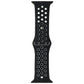 Silicone Sport Band for Apple Watch (49/45/44/42mm) Cases - Black/Gray Smart Watch Accessories - Watch Bands Unbranded - Simple Cell Bulk Wholesale Pricing - USA Seller