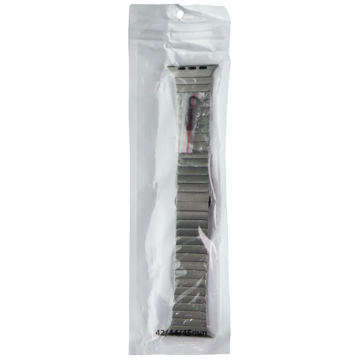 Fine Metal Link Band for Apple Watch (49/45/44mm) - Silver (APO011) Smart Watch Accessories - Watch Bands Unbranded - Simple Cell Bulk Wholesale Pricing - USA Seller