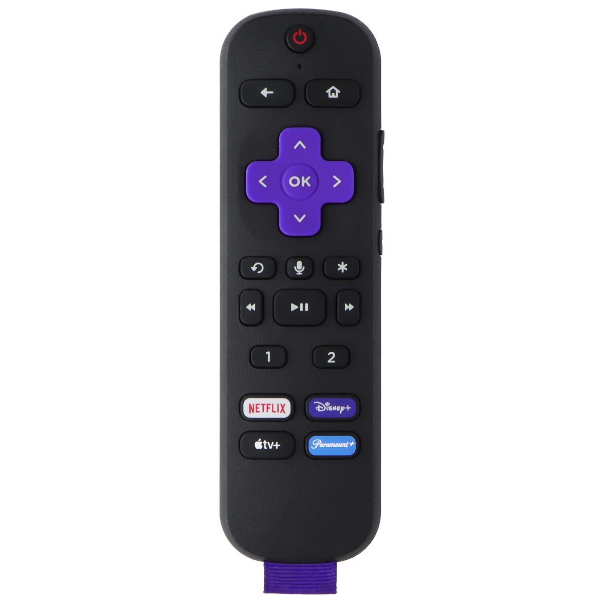 Replacement OEM Remote RC-MC1 Netflix/Disney+/Apple TV+/Paramount+ Keys - Black TV, Video & Audio Accessories - Remote Controls Unbranded    - Simple Cell Bulk Wholesale Pricing - USA Seller