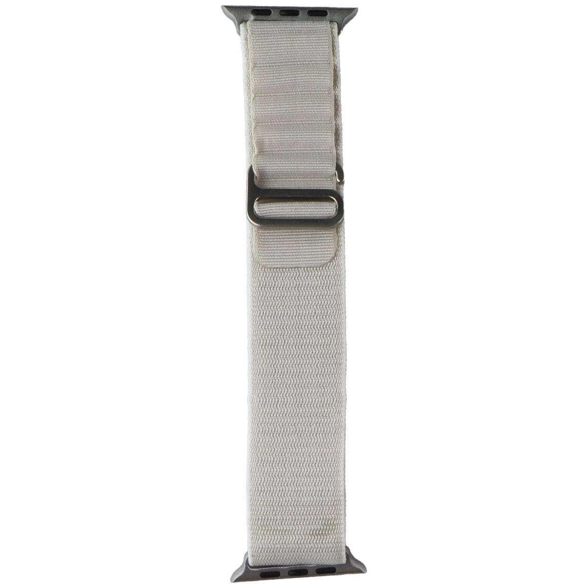 Nylon Alpine Loop Band for Apple Watch (49/45/44mm) Cases - White Smart Watch Accessories - Watch Bands Unbranded - Simple Cell Bulk Wholesale Pricing - USA Seller
