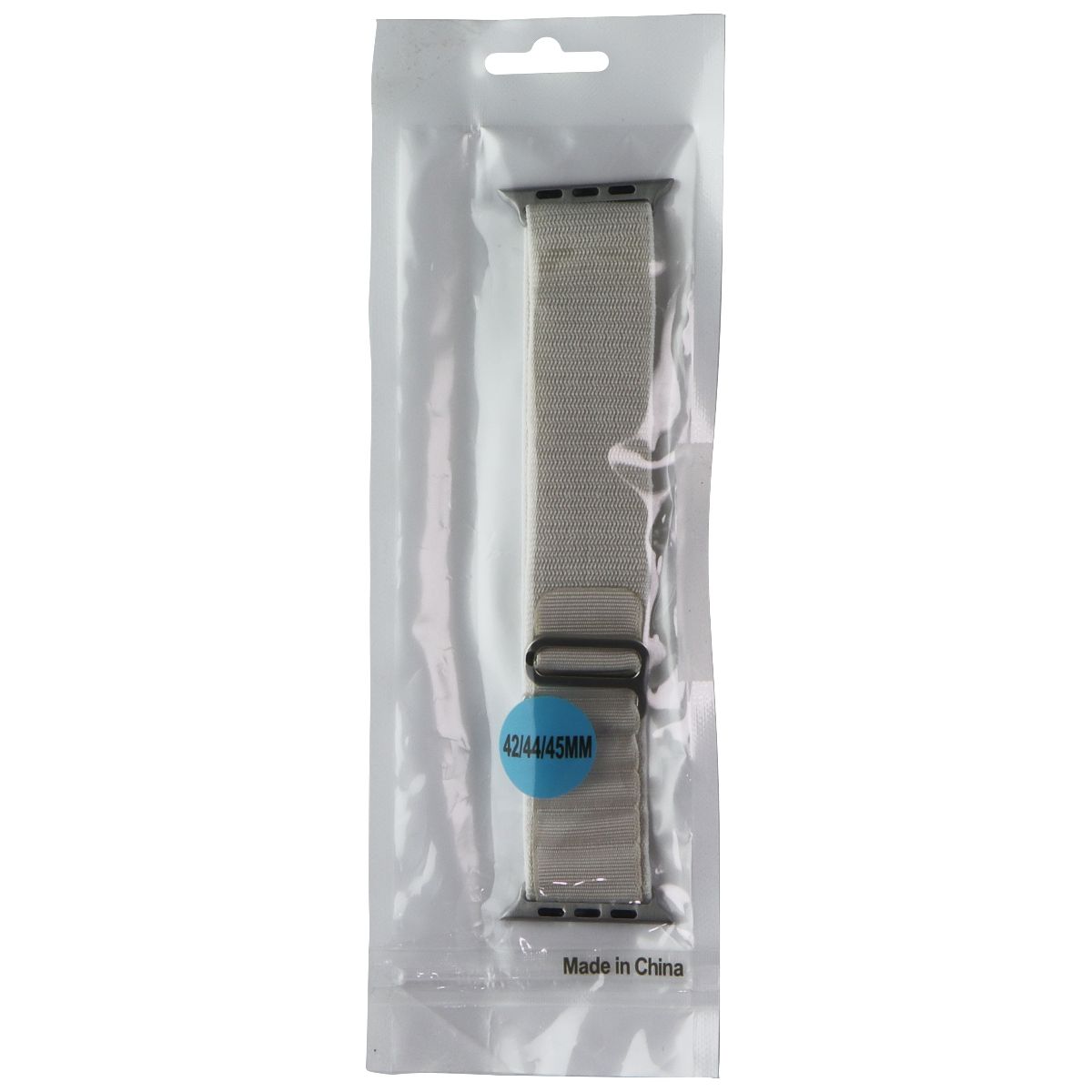 Nylon Alpine Loop Band for Apple Watch (49/45/44mm) Cases - White Smart Watch Accessories - Watch Bands Unbranded - Simple Cell Bulk Wholesale Pricing - USA Seller
