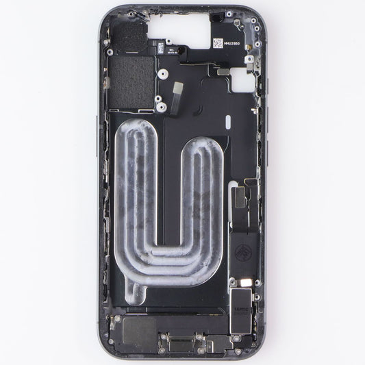 Repair Part - OEM Pull Mid Frame with Small Parts for Apple iPhone 17 - Black Cell Phone - Replacement Parts & Tools Unbranded - Simple Cell Bulk Wholesale Pricing - USA Seller