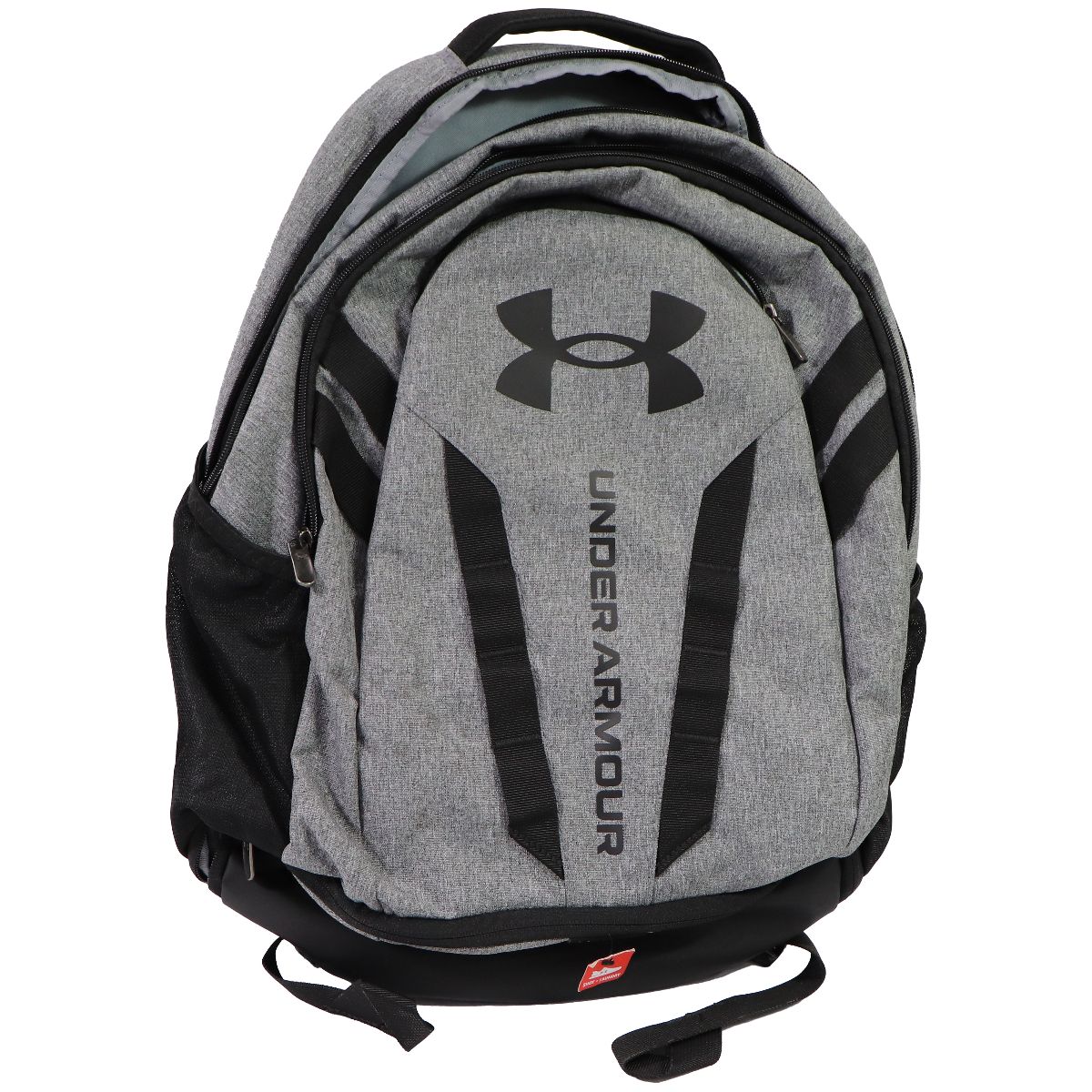 Under Armour Unisex Hustle 5.0 Backpack - Heather/Gray Unisex Accessories - Bags & Backpacks Under Armour    - Simple Cell Bulk Wholesale Pricing - USA Seller