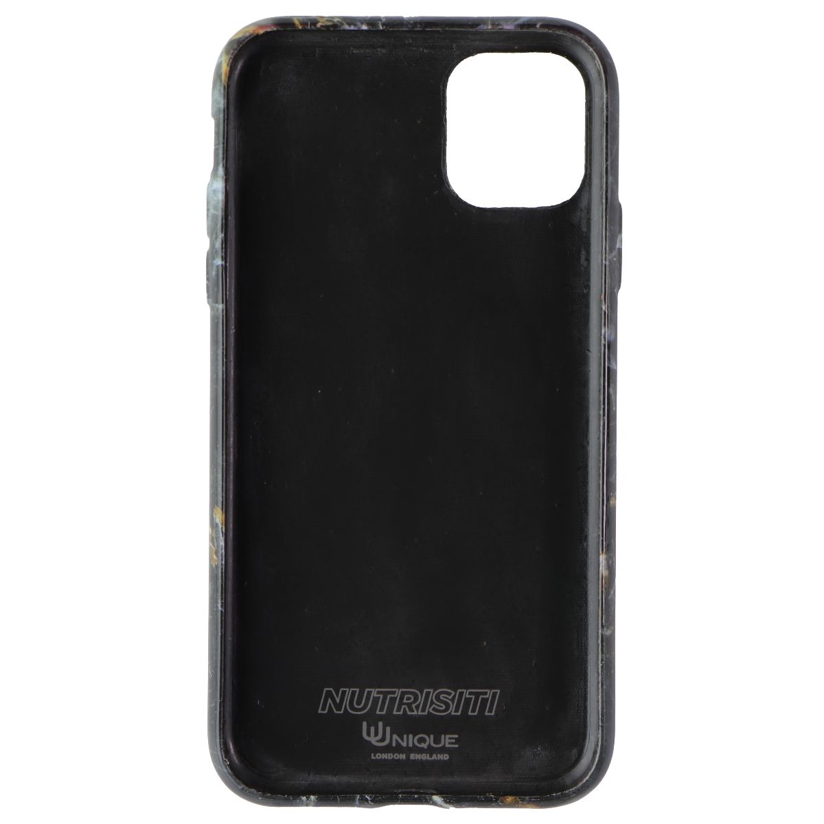 Unique London Eco-Friendly Back Case for Apple iPhone 11 and XR - Black Marble