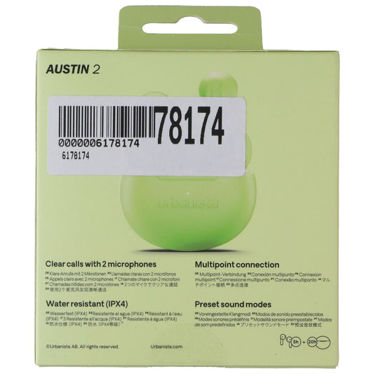 Urbanista Austin 2 True Wireless Earbuds - Acid Green (1040329)