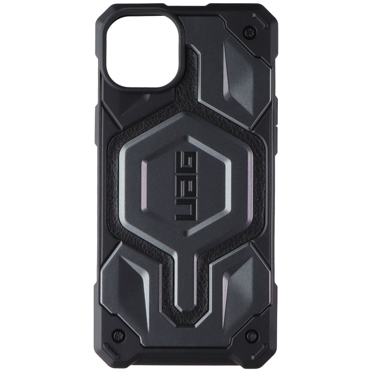 Urban Armor Gear Monarch Pro Case for MagSafe for iPhone 14 Plus Silver/Leather Cell Phone - Cases, Covers & Skins Urban Armor Gear - Simple Cell Bulk Wholesale Pricing - USA Seller