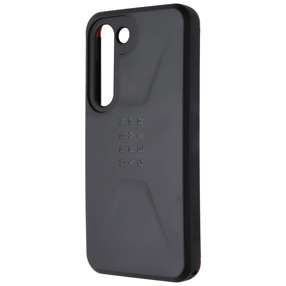 Urban Armor Gear Civilian Series Case for Samsung Galaxy S23 5G - Black/Orange Cell Phone - Cases, Covers & Skins Urban Armor Gear    - Simple Cell Bulk Wholesale Pricing - USA Seller