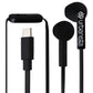 Urbanista San Francisco USB-C Wired Earphones with Remote & Mic - Midnight Black Portable Audio - Headphones Urbanista - Simple Cell Bulk Wholesale Pricing - USA Seller