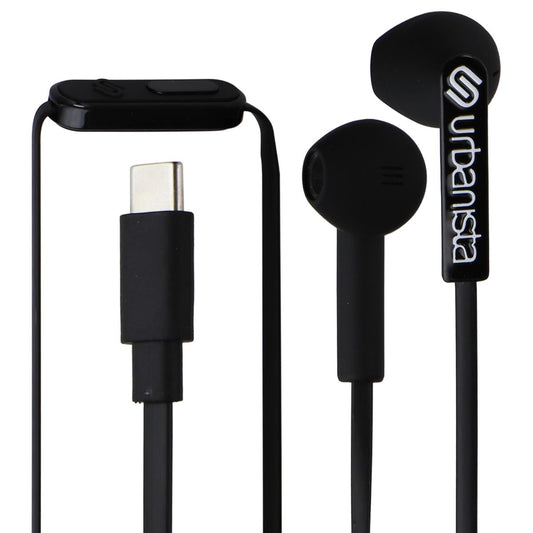 Urbanista San Francisco USB-C Wired Earphones with Remote & Mic - Midnight Black Portable Audio - Headphones Urbanista - Simple Cell Bulk Wholesale Pricing - USA Seller