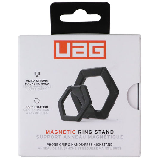 Urban Armor Gear UAG Magnetic Ring Stand with MagSafe - Black/Black Cell Phone - Mounts & Holders Urban Armor Gear - Simple Cell Bulk Wholesale Pricing - USA Seller