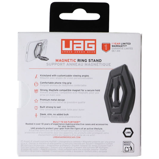 Urban Armor Gear UAG Magnetic Ring Stand with MagSafe - Black/Black Cell Phone - Mounts & Holders Urban Armor Gear - Simple Cell Bulk Wholesale Pricing - USA Seller